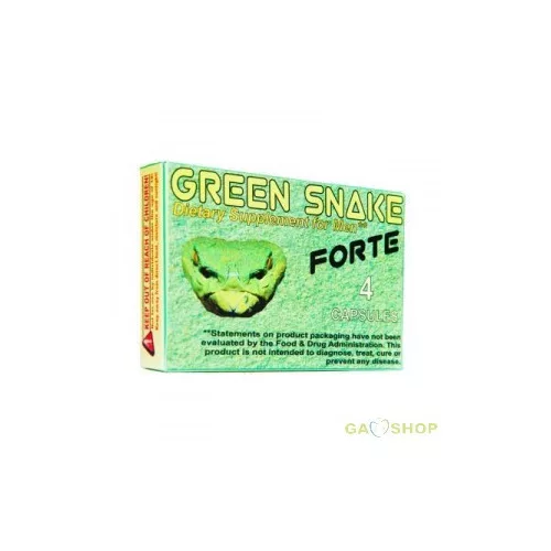 Green snake first - étrendkiegészítő kapszula férfiaknak (4db) - bio és natúr intim együttléthez