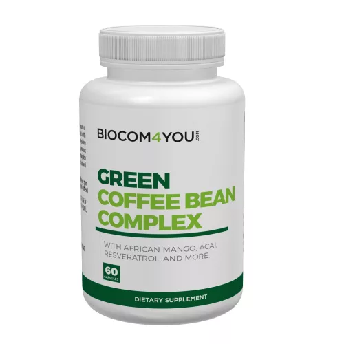 Biocom green coffee (zöld kávé) bean complex 60db - bio és natúr kozmetikumok