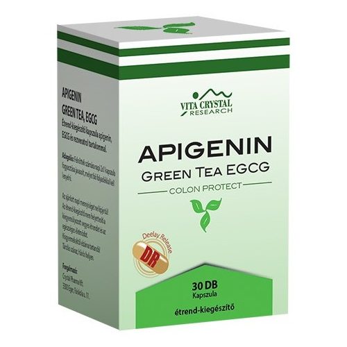 Vita Crystal Apigenin Green Tea EGCG kapszula 30db