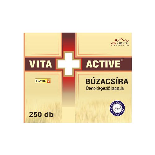 Vita Crystal Vita+Active Búzacsíra kapszula 250db