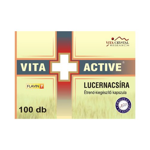 Vita Crystal Vita+Active Lucernacsíra kapszula 100db