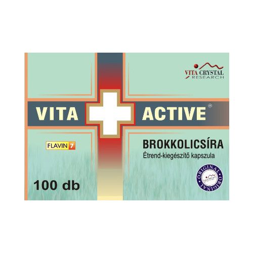 Vita Crystal Vita+Active Brokkolicsíra kapszula 100db