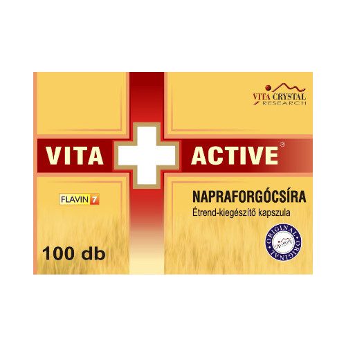 Vita Crystal Vita+Active Napraforgócsíra kapszula 100db