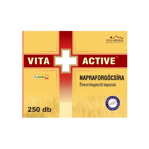 Vita Crystal Vita+Active Napraforgócsíra kapszula 250db