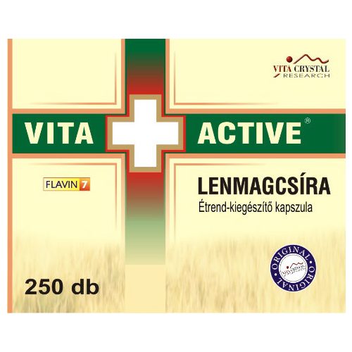 Vita Crystal Vita+Active Lenmagcsíra kapszula 250db