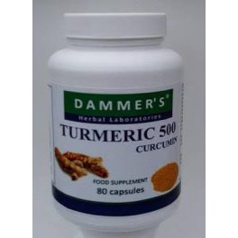 Dammers kurkuma kapszula 500mg 80 db - bio és vegán étrendkiegészítők