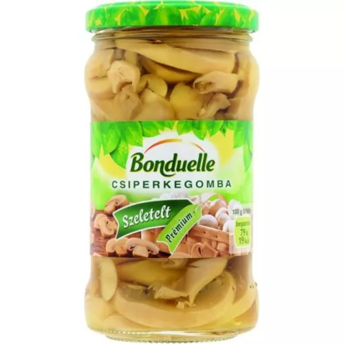Bonduelle prémium csiperkegomba szeletelt üveges 314 ml
