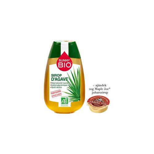 Sunny bio agave szirup 500 g + ajándék juharszirup 20 g