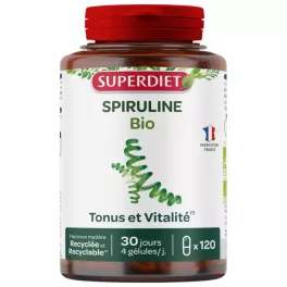  Superdiet spirulina energia és vitalitás vegán kapszula 120 db