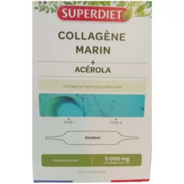   Superdiet tengeri kollagén + acerola, hidrolizált halkollagén ampulla 20x10ml 200 ml