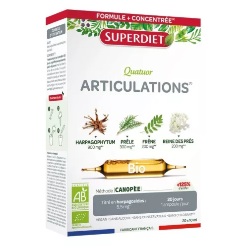 Superdiet harpagophytum az ízületek támogatására ampulla 20x15ml 300 ml
