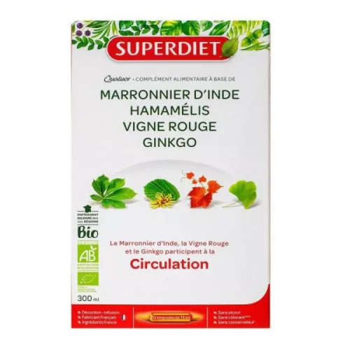 Superdiet circulation – a vérkeringés támogatására ampulla 20x15ml 300 ml