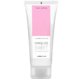 Mixgliss sweet bubble gum - vízbázisú síkosító - rágó (70ml) - bio és natúr intim együttléthez