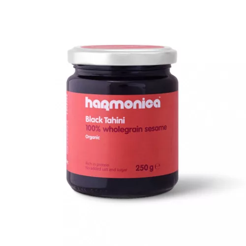 Harmonica bio szezámkrém fekete 250 g - bio és új hullámos étkezés