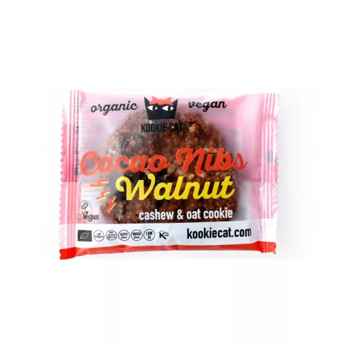 Kookie cat zabkeksz kakaóbab-dió 50g - bio és új hullámos étkezés