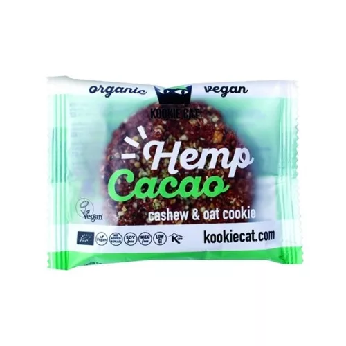 Kookie cat zabkeksz kendermag-kakaó 50g - bio és új hullámos étkezés