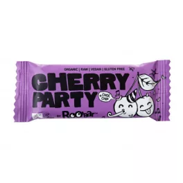Roobar cherry party cseresznyés nyers szelet 30 g - bio és új hullámos étkezés