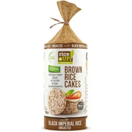 Rice Up fekete rizses puffasztott szelet natúr 120 g - bio és új hullámos étkezés