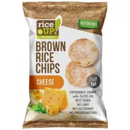Rice Up barna rizs chips sajtos 60 g - bio és új hullámos étkezés
