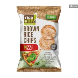 Rice Up barna rizs chips pizza ízű 60 g - bio és új hullámos étkezés