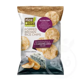 Rice Up chips gorgonzola sajtos ízű 60 g - bio és új hullámos étkezés