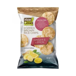Rice up barnarizs chips gyömbér citrom 60 g - bio és új hullámos étkezés