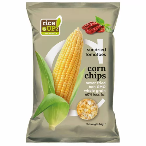 Rice up kukorica chips szárított paradicsom ízű60g