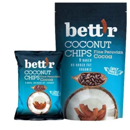 Bett'r kókuszdió chips kakaóval bio 40g
