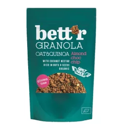 Bett'r granola mandulás és csoki darabos bio 300g