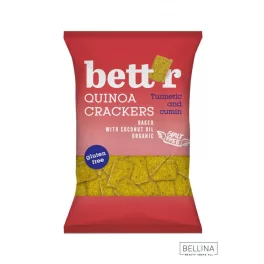   Bettr bio vegán gluténmentes quinoa kréker kurkuma&kömény 100 g