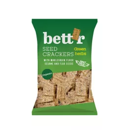   Bettr bio vegán teljes kiőrlésű magvas kréker zöldfűszerekkel 150 g