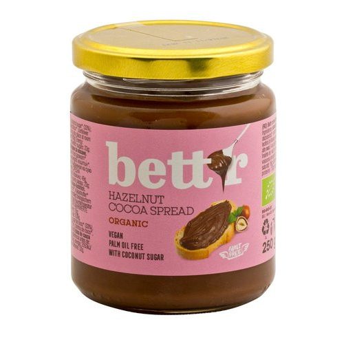 Bettr bio vegán kakaós törökmogyorókrém (nutella) 250 g