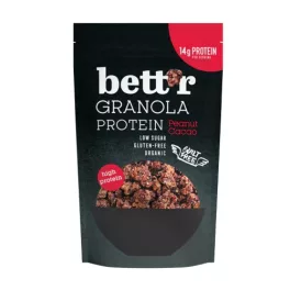 Bett'r granola fehérjés mogyoró és kakaó bio 300g