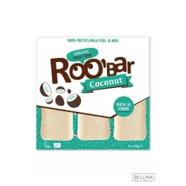 Roobar bio nyers kókuszos csomag 3x30g