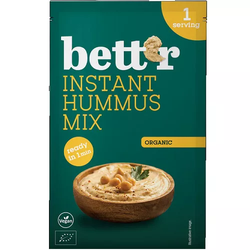 Bett'r bio hummus keverék instant 50 g