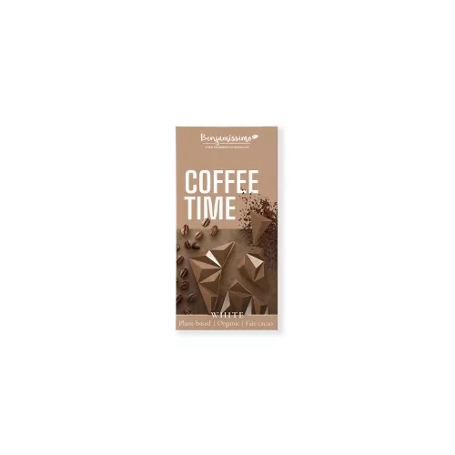 Benjamissimo bio vegán csokoládé koffeinmentes kávéval 60 g