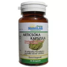 Nutrilab articsóka kapszula 30 db - bio és vegán étrendkiegészítők