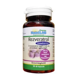 Nutrilab rezveratrol kapszula 30 db - bio és vegán étrendkiegészítők