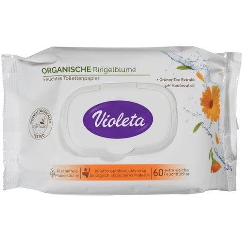 Violeta nedves toalett papír sensitive antiallergén 60 db