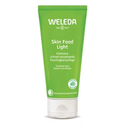 Weleda skin food light gyorsan beszívódó, intenzív hidratáló bőrápoló krém arcra és testre, száraz bőrre 75 ml - bio és natúr kozmetikumok
