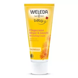 Weleda bio körömvirágos natúr babakrém arcra, testre 75 ml - bio és natúr kozmetikumok