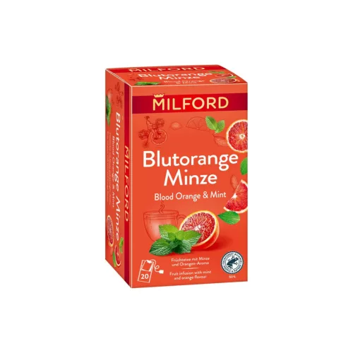 Milford vérnarancs-borsmenta ízű gyümölcstea 20x2g 40 g