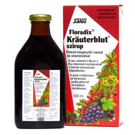 Salus floradix krauterblut szirup 500 ml - bio és vegán étrendkiegészítők