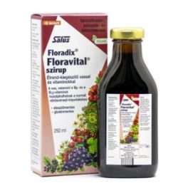 Salus floradix floravital szirup vassal és b-vitaminokkal 250 ml - bio és vegán étrendkiegészítők