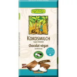 Rapunzel bio kókusztejes csokoládé kókuszvirág cukorral 80 g - bio és új hullámos étkezés