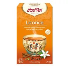 Yogi bio tea édesgyökér egyiptomi fűszeres 17x1,8g 31 g - bio és vegán étrendkiegészítők