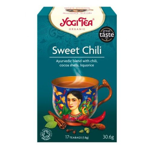 Yogi bio tea édes chili mexikói fűszeres 17x1,8g 31 g