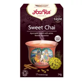 Yogi bio tea édes chai 17x2g 34 g - bio és vegán étrendkiegészítők
