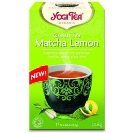Yogi bio tea zöld matcha-citrom 17x1,8g 30,6 g - bio és új hullámos étkezés