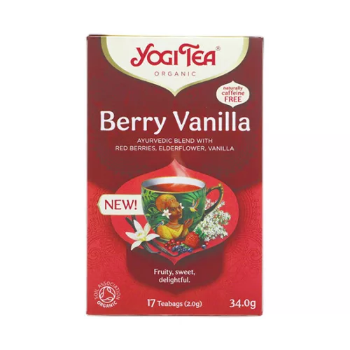 Yogi bio tea bogyós gyümölcsös vaníliával 34 g